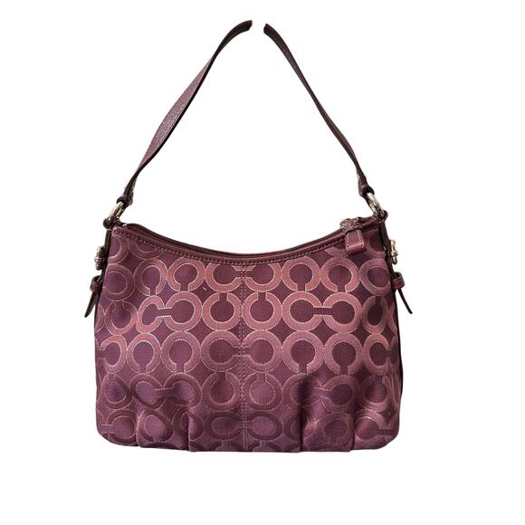 Coach Purple Signature Y2K Mini Shoulder Bag - Picture 2 of 6